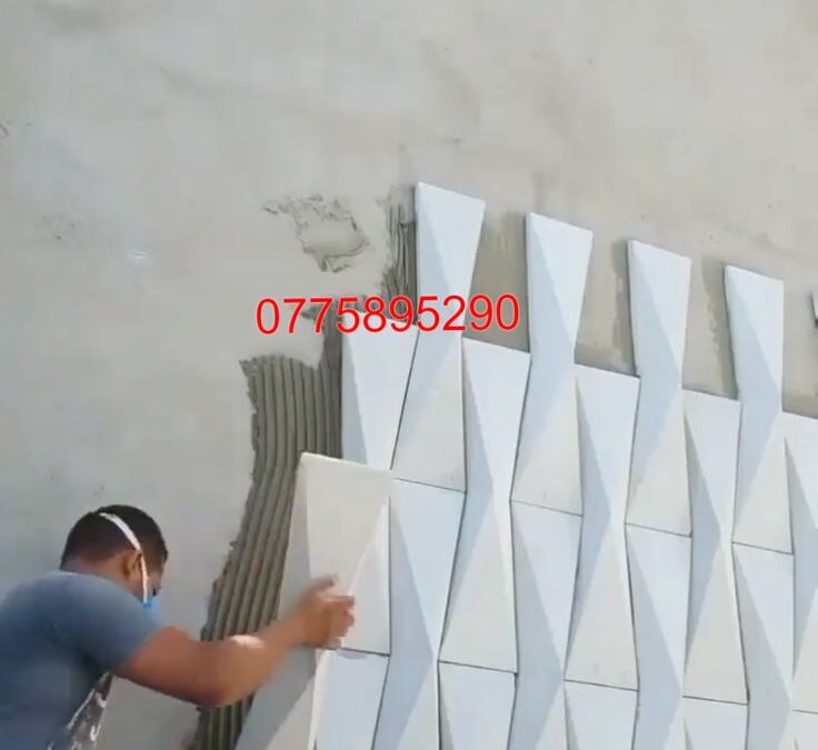 GẠCH 3D BÊ TÔNG TRANG TRÍ ỐP TƯỜNG