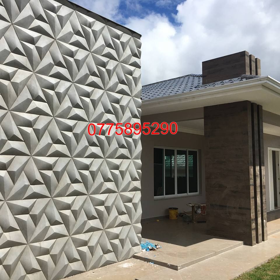 GẠCH 3D BÊ TÔNG TRANG TRÍ ỐP TƯỜNG