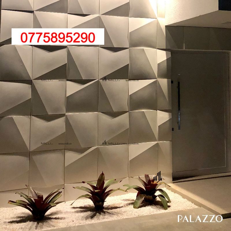 GẠCH 3D BÊ TÔNG XI MĂNG - GẠCH 3D LỒI ỐP TƯỜNG TRANG TRÍ SẢNH- GẠCH 3D GIÁ RẺ MILLI HCM
