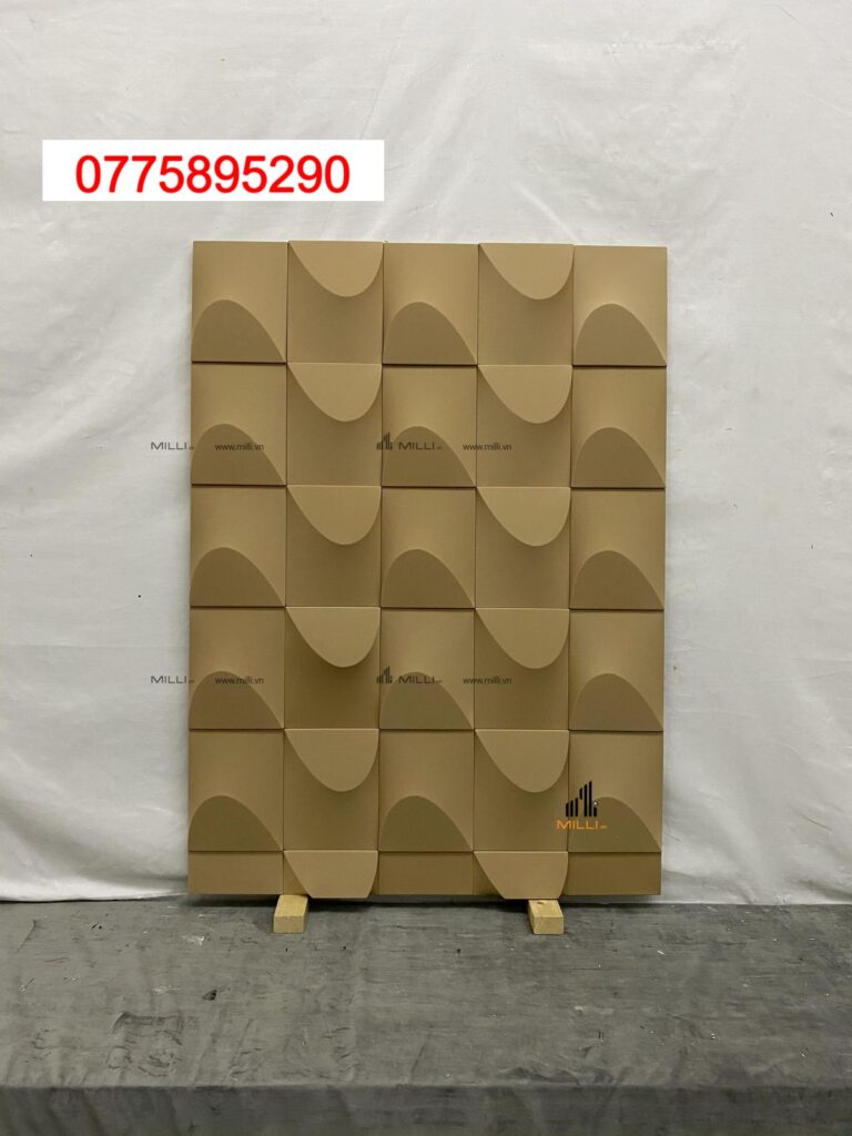 GẠCH 3D BÊ TÔNG XI MĂNG - GẠCH 3D Ô VUÔNG ỐP TƯỜNG PHÒNG NGỦ- GẠCH 3D GIÁ RẺ MILLI HCM