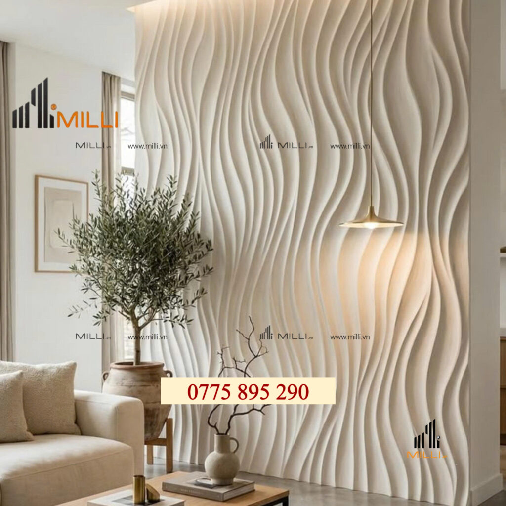 GẠCH 3D BÊ TÔNG XI MĂNG TRANG TRÍ ỐP LÁT TƯỜNG MILLI GIÁ RẺ HCM BÌNH DƯƠNG