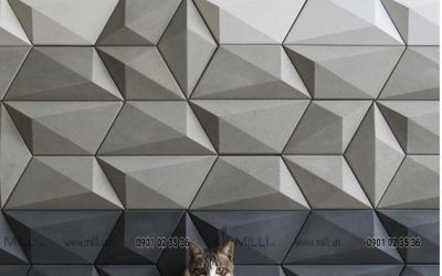 Mẫu gạch 3D đẹp của nhà máy sản xuất gạch Milli
