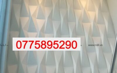Gạch Lỗi Lõm 3D Ốp Tường Bình Dương – Giải Pháp Trang Trí Hiện Đại Cho Mọi Không Gian