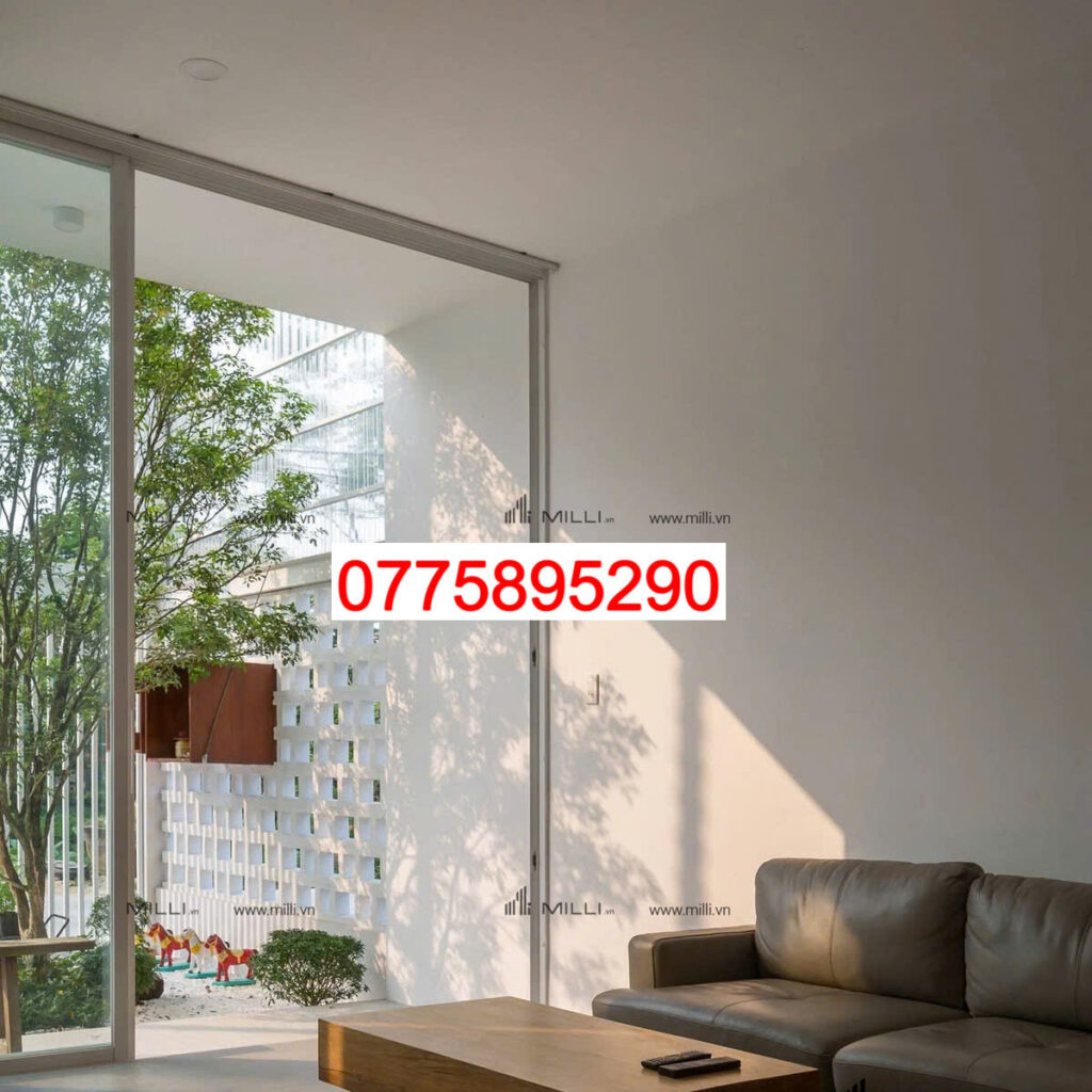GẠCH BÔNG GIÓ MÀU TRẮNG - LÀM VÁCH TƯỜNG TRANG TRÍ GIÁ RẺ HCM - MILLI