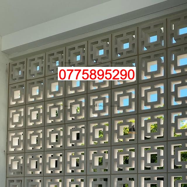 GẠCH BÔNG GIÓ Ô VUÔNG NHỎ - MÀU TRẮNG - KHO GẠCH TRANG TRÍ GIÁ RẺ HCM - MILLI