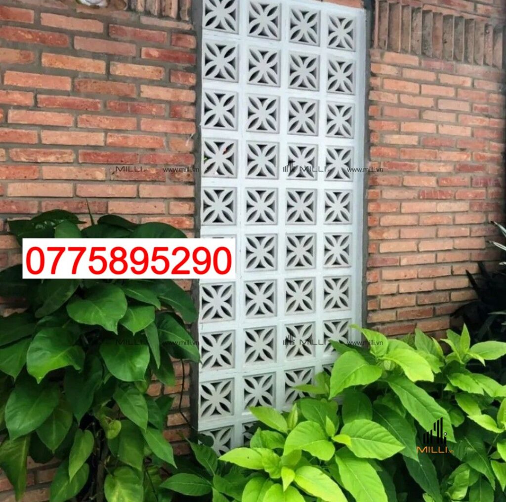 GẠCH BÔNG GIÓ TRẮNG - LÀM VÁCH TƯỜNG GIÁ RẺ HCM - MILLI
