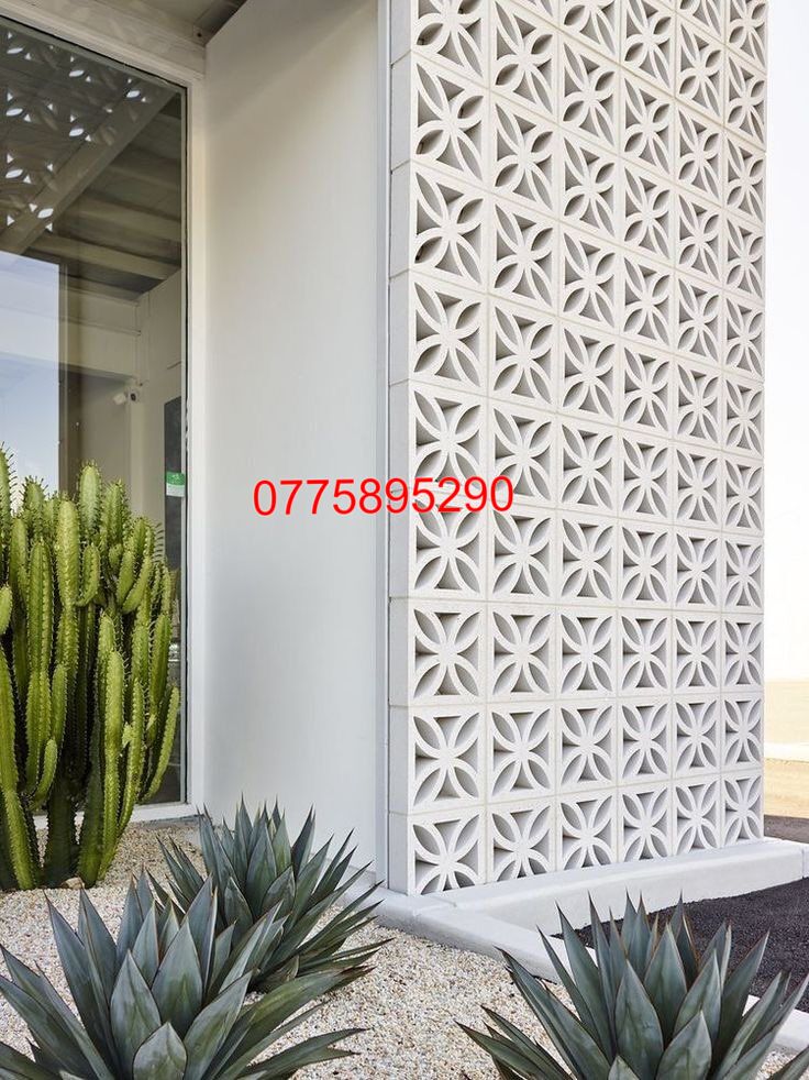 GẠCH BÔNG GIÓ TRẮNG TRANG TRÍ TƯỜNG RÀO