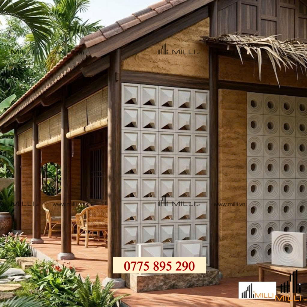 GẠCH BÔNG GIÓ TRANG TRÍ ỐP LÁT GIÁ RẺ MILLI HỒ CHÍ MINH BÌNH DƯƠNG VIỆT NAM