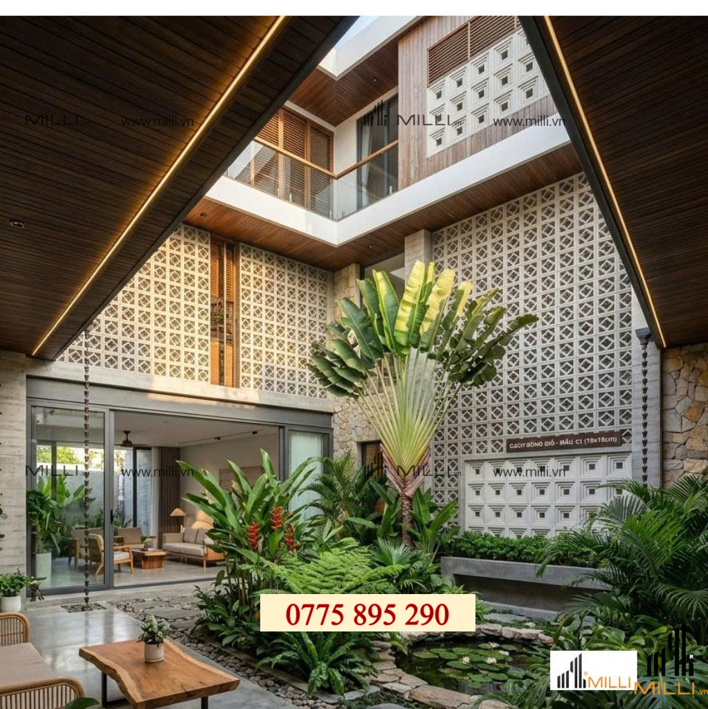 GẠCH BÔNG GIÓ TRANG TRÍ ỐP LÁT GIÁ RẺ MILLI HỒ CHÍ MINH BÌNH DƯƠNG VIỆT NAM