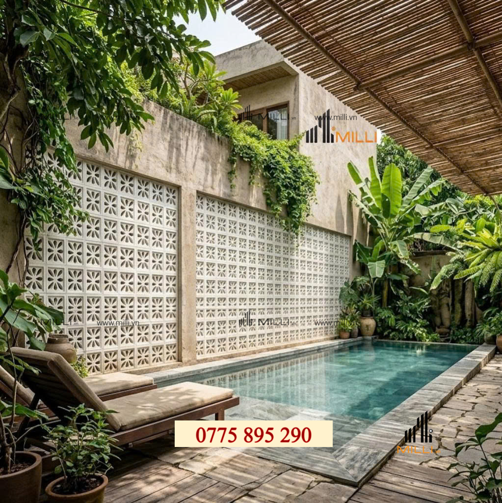 GẠCH BÔNG GIÓ TRANG TRÍ ỐP LÁT GIÁ RẺ MILLI HỒ CHÍ MINH BÌNH DƯƠNG VIỆT NAM