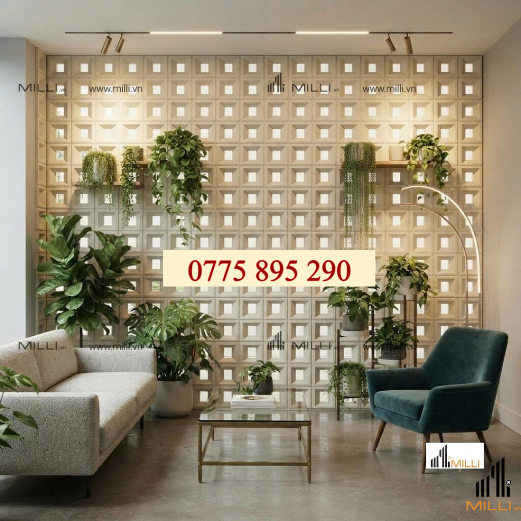 GẠCH BÔNG GIÓ TRANG TRÍ ỐP LÁT MILLI GIÁ RẺ HỒ CHÍ MINH BÌNH DƯƠNG