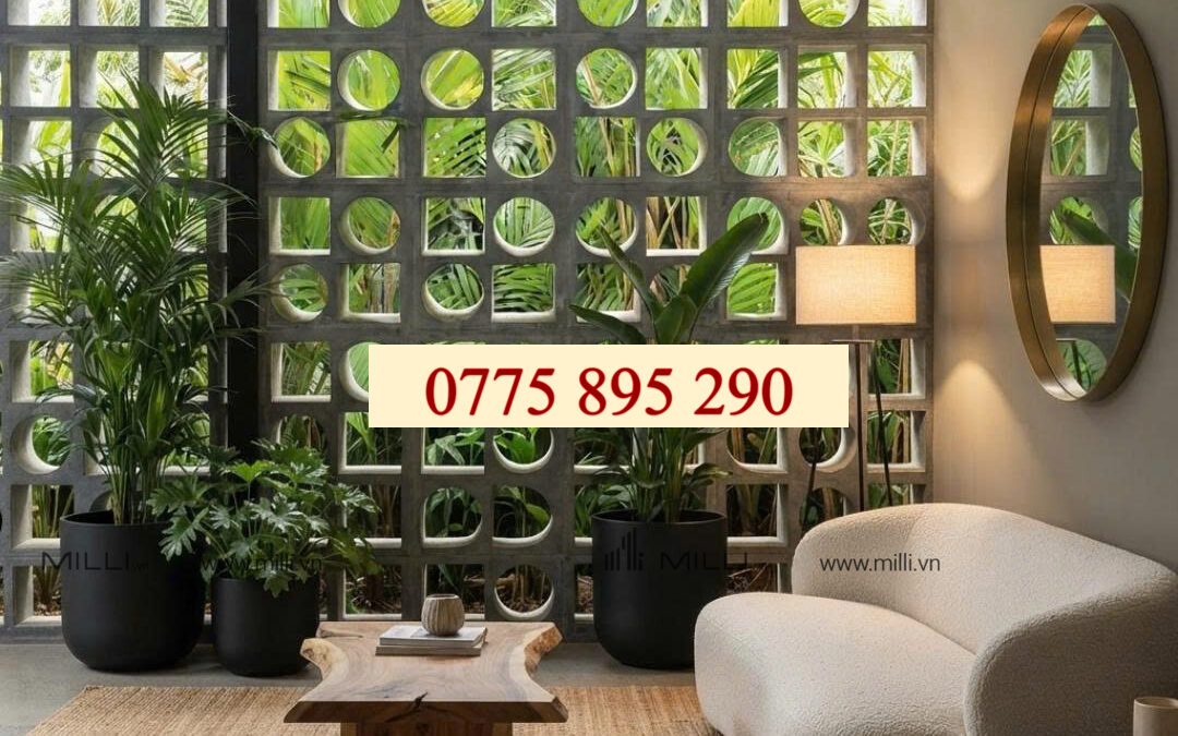 GẠCH BÔNG GIÓ TRANG TRÍ ỐP LÁT MILLI GIÁ RẺ HỒ CHÍ MINH BÌNH DƯƠNG