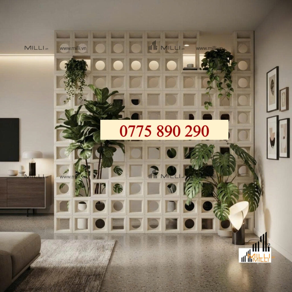 GẠCH BÔNG GIÓ TRANG TRÍ ỐP LÁT MILLI GIÁ RẺ HỒ CHÍ MINH BÌNH DƯƠNG