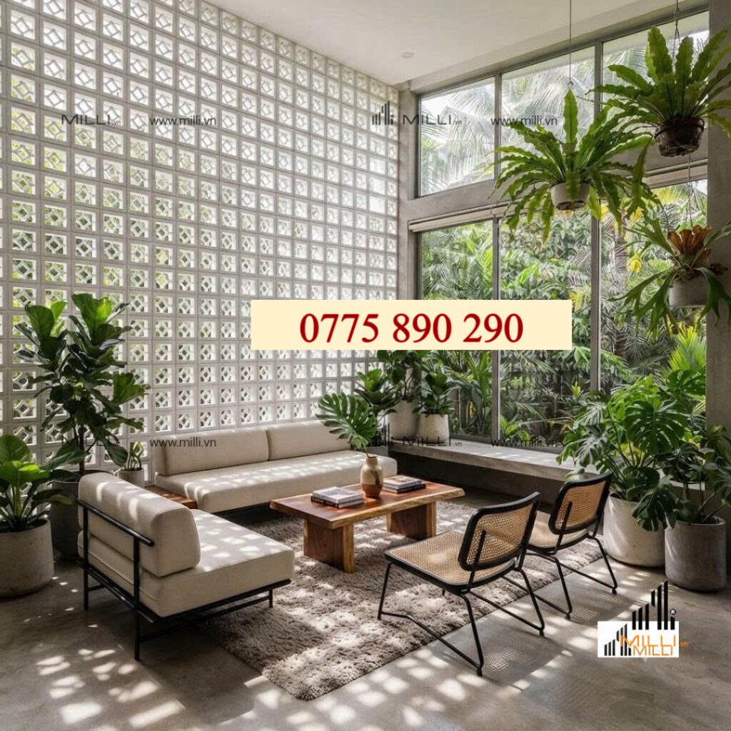 GẠCH BÔNG GIÓ TRANG TRÍ ỐP LÁT MILLI GIÁ RẺ HỒ CHÍ MINH BÌNH DƯƠNG