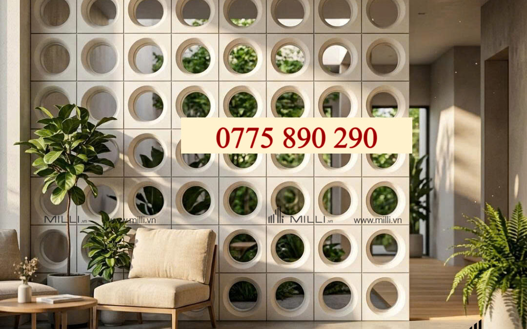 GẠCH BÔNG GIÓ TRANG TRÍ ỐP LÁT MILLI GIÁ RẺ HỒ CHÍ MINH BÌNH DƯƠNG
