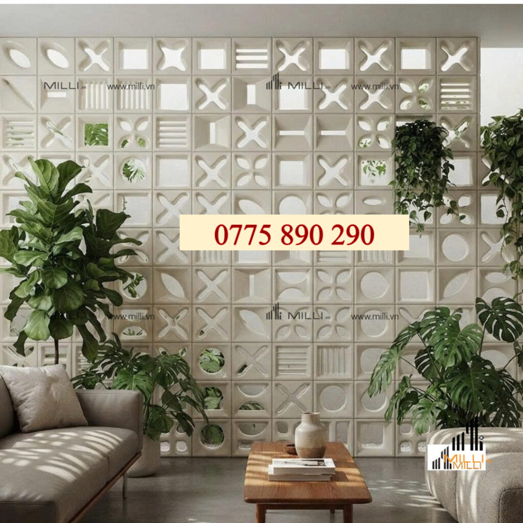 GẠCH BÔNG GIÓ TRANG TRÍ ỐP LÁT MILLI GIÁ RẺ HỒ CHÍ MINH BÌNH DƯƠNG
