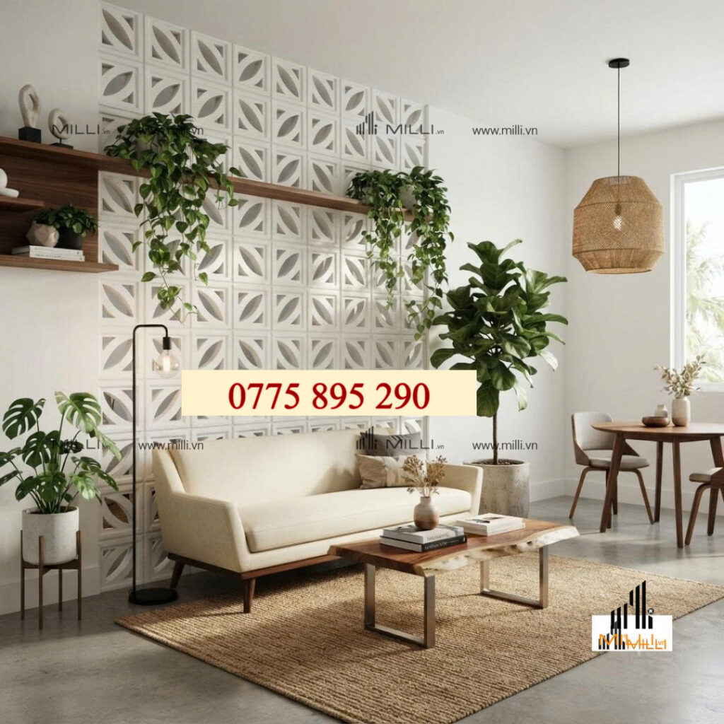 GẠCH BÔNG GIÓ TRANG TRÍ ỐP LÁT MILLI GIÁ RẺ HỒ CHÍ MINH BÌNH DƯƠNG