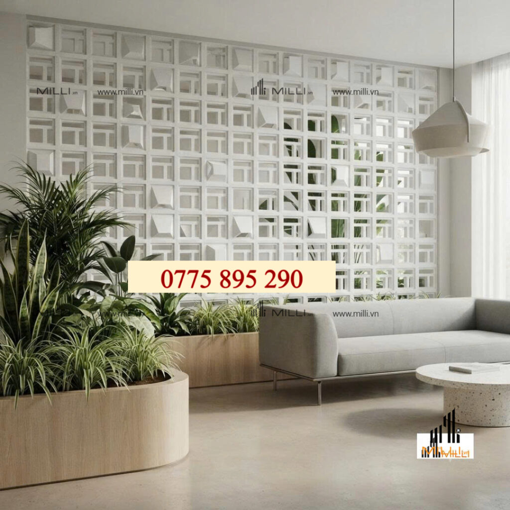 GẠCH BÔNG GIÓ TRANG TRÍ ỐP LÁT MILLI GIÁ RẺ HỒ CHÍ MINH BÌNH DƯƠNG