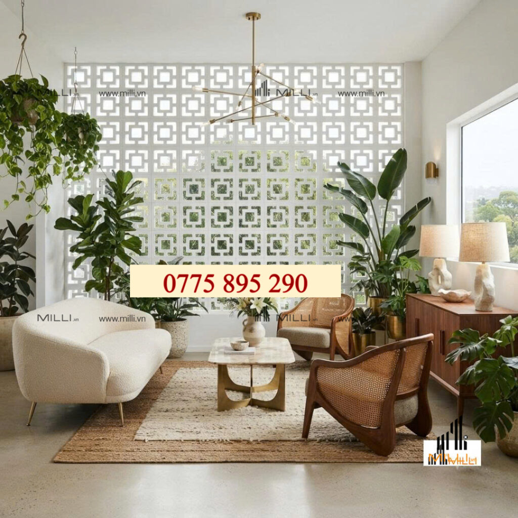 GẠCH BÔNG GIÓ TRANG TRÍ ỐP LÁT MILLI GIÁ RẺ HỒ CHÍ MINH BÌNH DƯƠNG