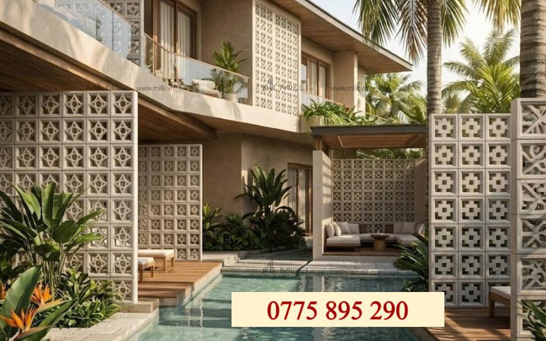 GẠCH BÔNG GIÓ TRANG TRÍ ỐP LÁT MILLI GIÁ RẺ HỒ CHÍ MINH BÌNH DƯƠNG