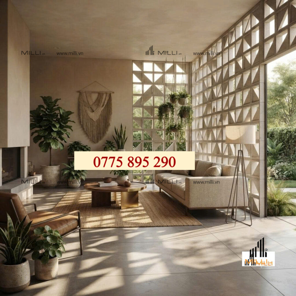 GẠCH BÔNG GIÓ TRANG TRÍ ỐP LÁT MILLI GIÁ RẺ HỒ CHÍ MINH BÌNH DƯƠNG