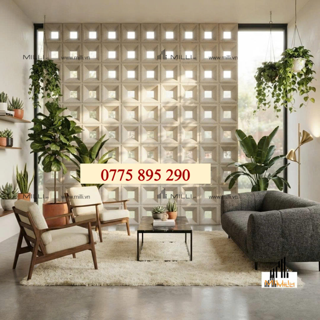 GẠCH BÔNG GIÓ TRANG TRÍ ỐP LÁT MILLI GIÁ RẺ HỒ CHÍ MINH BÌNH DƯƠNG
