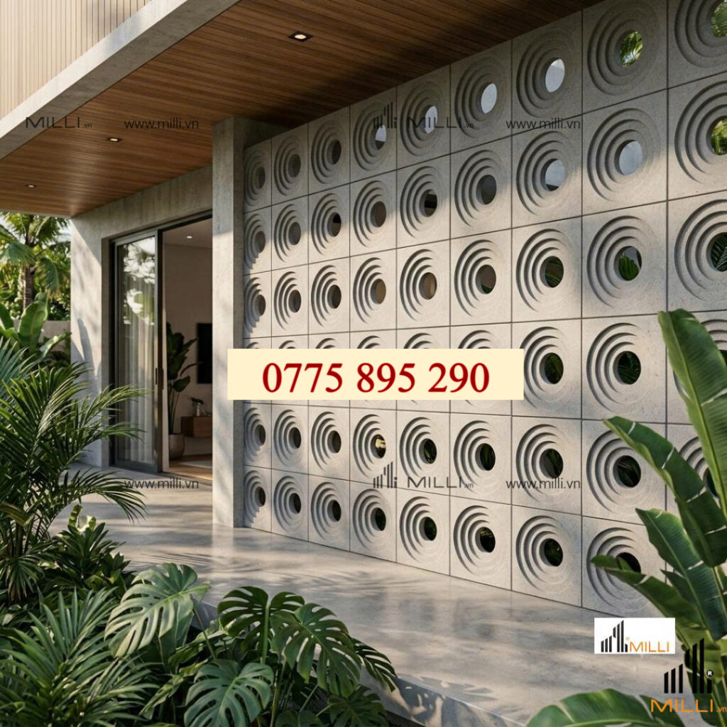 GẠCH BÔNG GIÓ TRANG TRÍ ỐP LÁT MILLI GIÁ RẺ HỒ CHÍ MINH BÌNH DƯƠNG