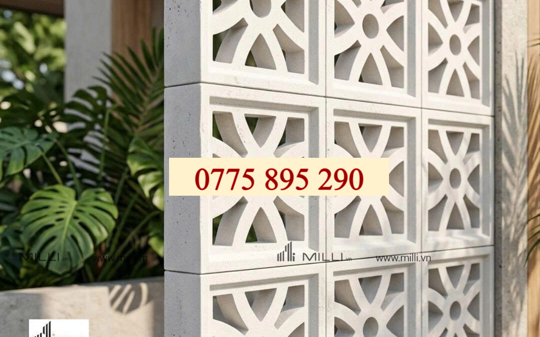 GẠCH BÔNG GIÓ TRANG TRÍ ỐP LÁT MILLI GIÁ RẺ HỒ CHÍ MINH BÌNH DƯƠNG