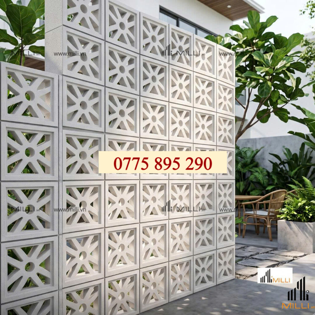 GẠCH BÔNG GIÓ TRANG TRÍ ỐP LÁT MILLI GIÁ RẺ HỒ CHÍ MINH BÌNH DƯƠNG