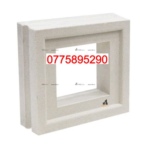 GẠCH BÔNG GIÓ VUÔNG MÀU TRẮNG - GẠCH TRANG TRÍ GIÁ RẺ MILLI HCM