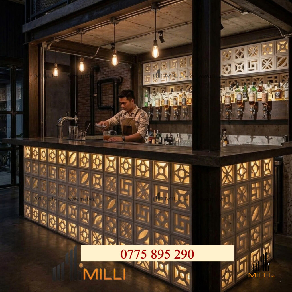 GẠCH BÔNG GIÓ XI MĂNG MILLI GIÁ RẺ HCM