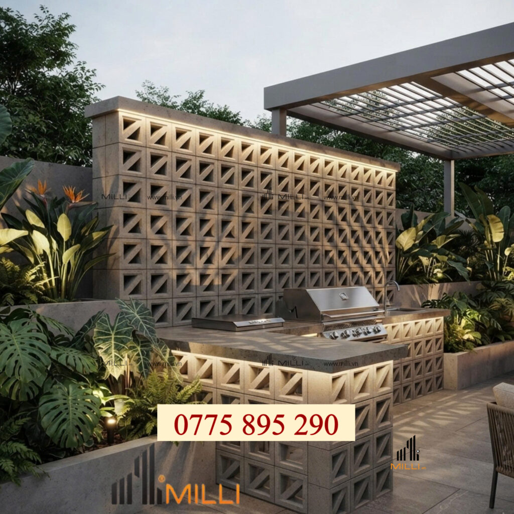 GẠCH BÔNG GIÓ XI MĂNG MILLI GIÁ RẺ HCM