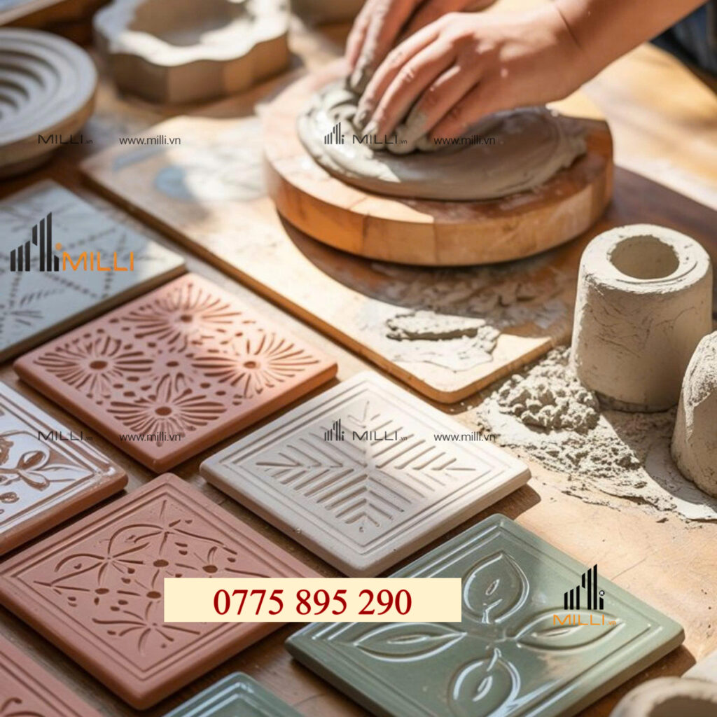GẠCH GỐM CERAMIC HANDMADE GIÁ RẺ MILLI HCM BÌNH DƯƠNG
