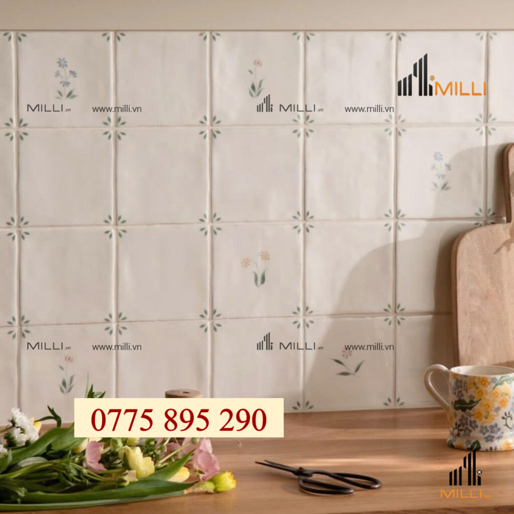 GẠCH GỐM CERAMIC HANDMADE TRANG TRÍ ỐP LÁT MILLI GIÁ RẺ HCM BÌNH DƯƠNG