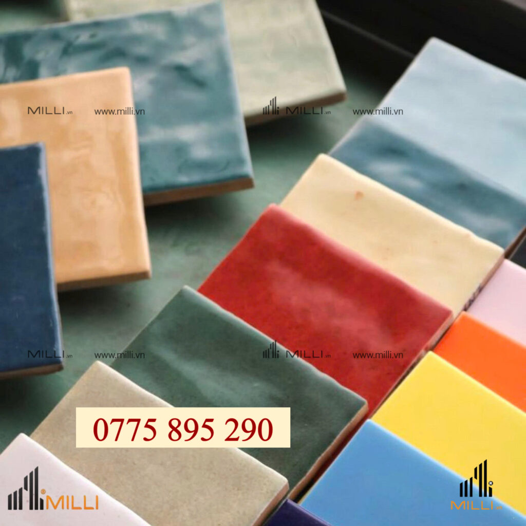 GẠCH GỐM CERAMIC HANDMADE TRANG TRÍ ỐP LÁT MILLI GIÁ RẺ HCM BÌNH DƯƠNG
