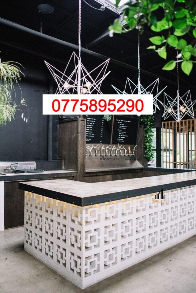 GẠCH THÔNG GIÓ Ô VUÔNG NHỎ MÀU TRẮNG DECOR BÀN - KHO GẠCH TRANG TRÍ MILLI - GẠCH GIÁ RẺ HCM