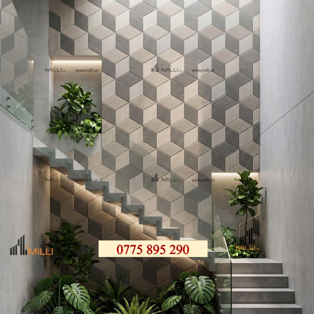 GẠCH TRANG TRÍ 3D BÊ TÔNG GIÁ RẺ HCM, BÌNH DƯƠNG MILLI