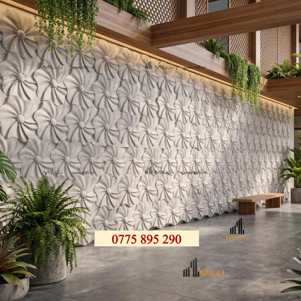 GẠCH TRANG TRÍ 3D BÊ TÔNG GIÁ RẺ HCM, BÌNH DƯƠNG MILLI
