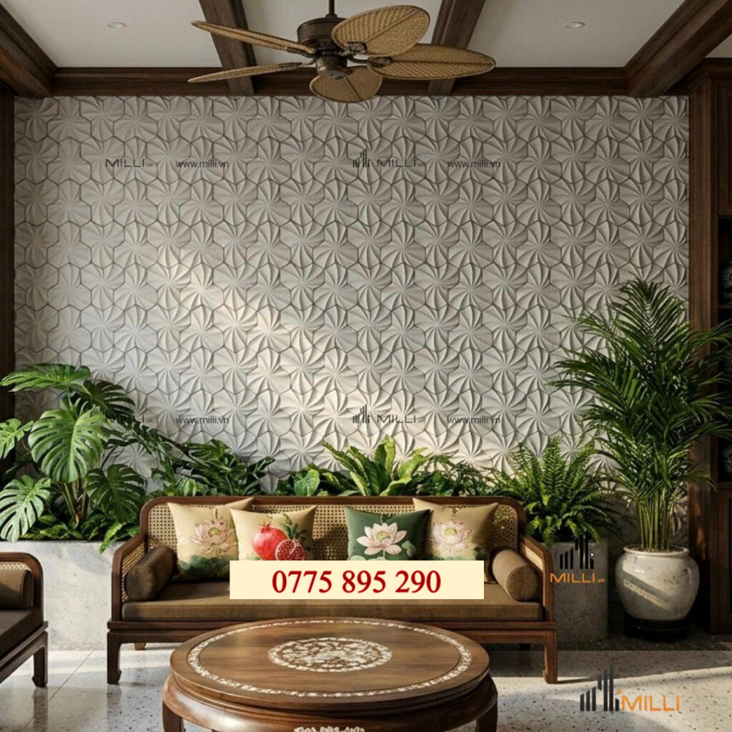 GẠCH TRANG TRÍ 3D BÊ TÔNG GIÁ RẺ HCM, BÌNH DƯƠNG MILLI