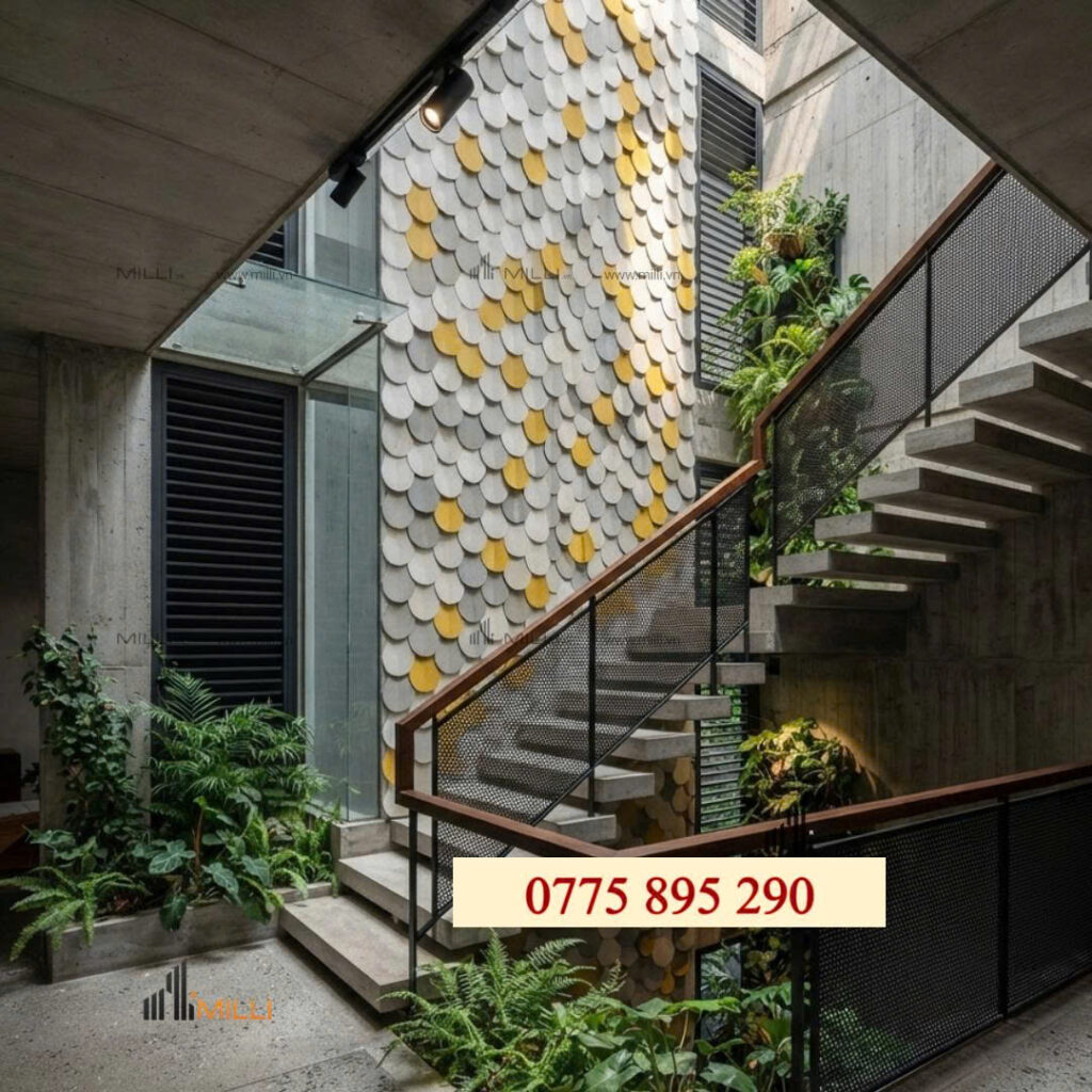 GẠCH TRANG TRÍ 3D BÊ TÔNG ỐP LÁT TRANG TRÍ MILLI GIÁ RẺ HỒ CHÍ MINH BÌNH DƯƠNG