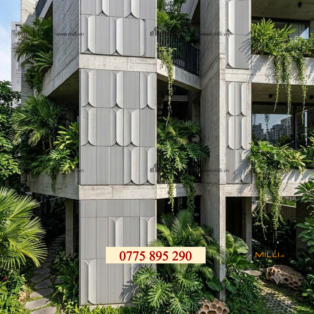 GẠCH TRANG TRÍ 3D BÊ TÔNG TRANG TRÍ ỐP LÁT MILLI GIÁ RẺ HÔD CHÍ MINH BÌNH DƯƠNG VIỆT NAM