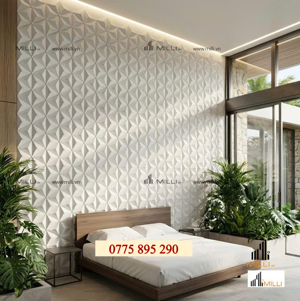 GẠCH TRANG TRÍ 3D BÊ TÔNG TRANG TRÍ ỐP LÁT MILLI GIÁ RẺ HÔD CHÍ MINH BÌNH DƯƠNG VIỆT NAM
