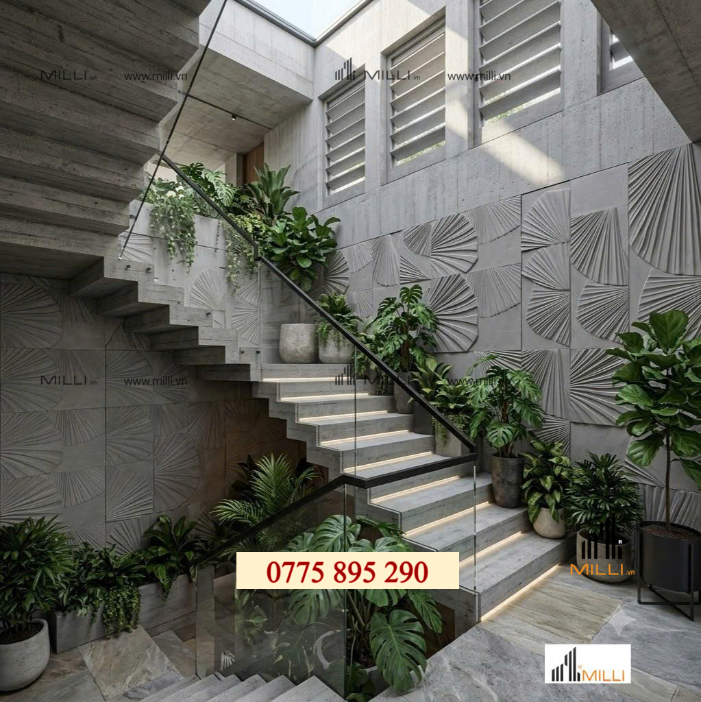 GẠCH TRANG TRÍ 3D BÊ TÔNG TRANG TRÍ ỐP LÁT MILLI GIÁ RẺ HÔD CHÍ MINH BÌNH DƯƠNG VIỆT NAM