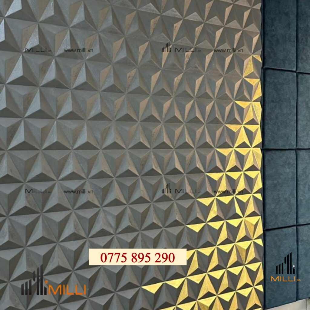 GẠCH TRANG TRÍ 3D BÊ TÔNG XI MĂNG ỐP LÁT LÁT TRANG TRÍ MILLI GIÁ RẺ HCM BÌNH DƯƠNG