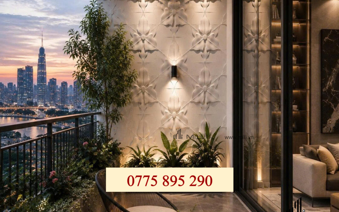 Gạch 3D bê tông ốp tường trang trí giá rẻ HCM – Mẫu đẹp, bền chắc
