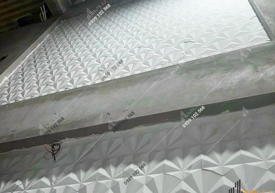 Gạch 3D tam giác – Xu hướng vật liệu mới cho các công trình kiến trúc