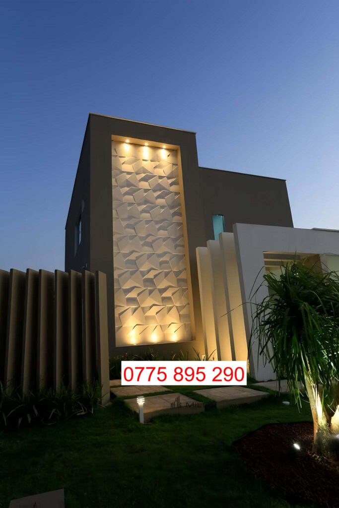 Gạch 3d bê tông trắng bê tông ốp tường 2026 MILLI giá rẻ tại xưởng HCM