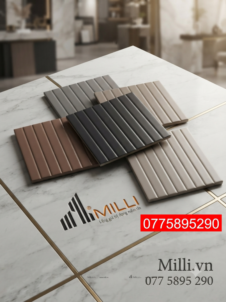 Gạch Ceramic Thủ Công Handmade Ốp Tường Trang Trí MILLI Bình Dương HCM Giá rẻ