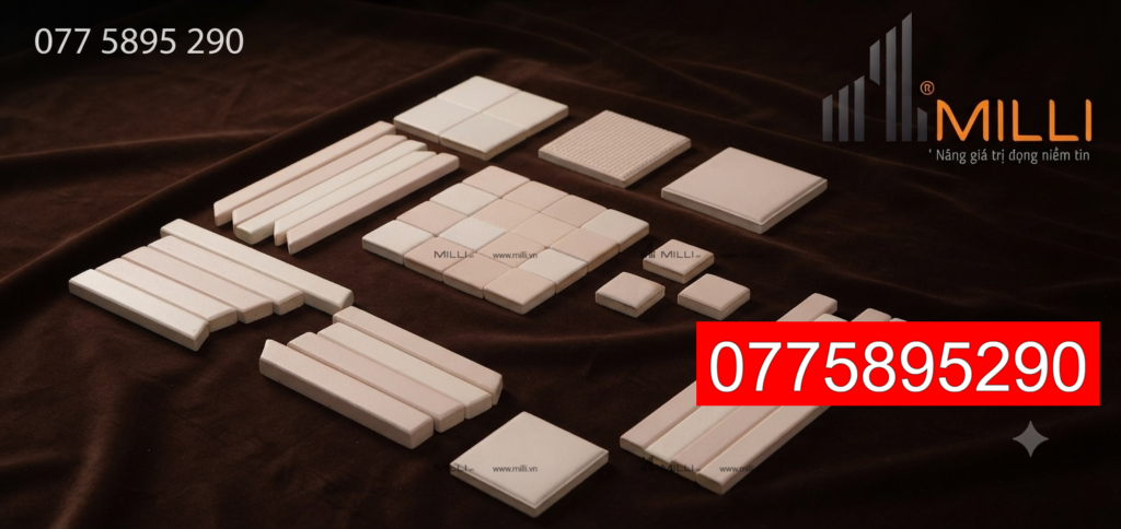 Gạch Ceramic Thủ Công Handmade Ốp Tường Trang Trí MILLI Bình Dương HCM Giá rẻ