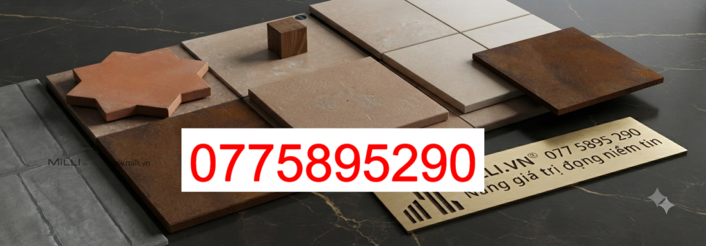 Gạch Handmade Màu Đất Nung Đẹp Giá Rẻ HCM – MILLI